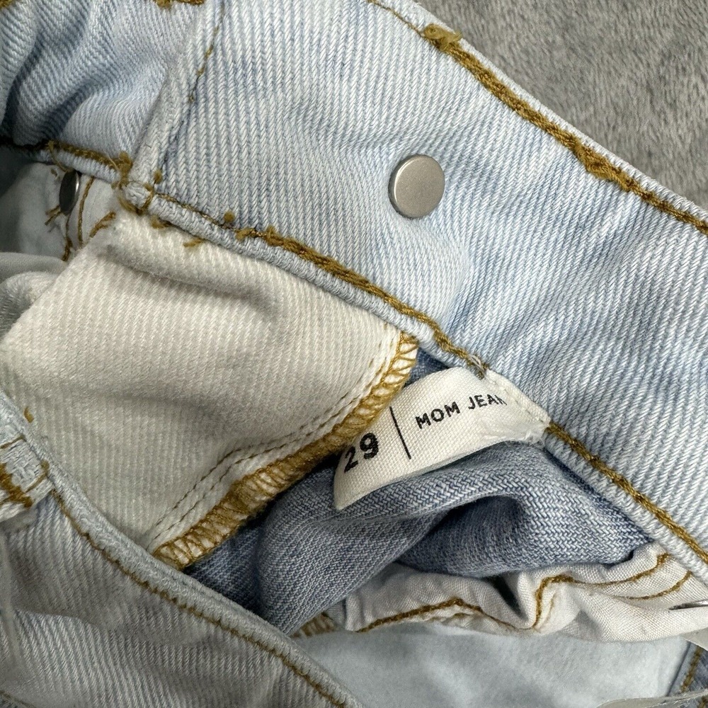 PacSun Jeans Womens 29 Blue Mom Jean Multi Wash Denim Preppy City Casual Pockets - Picture 7 of 11